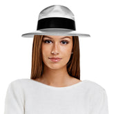 Silver Gangster Fedora Hats
